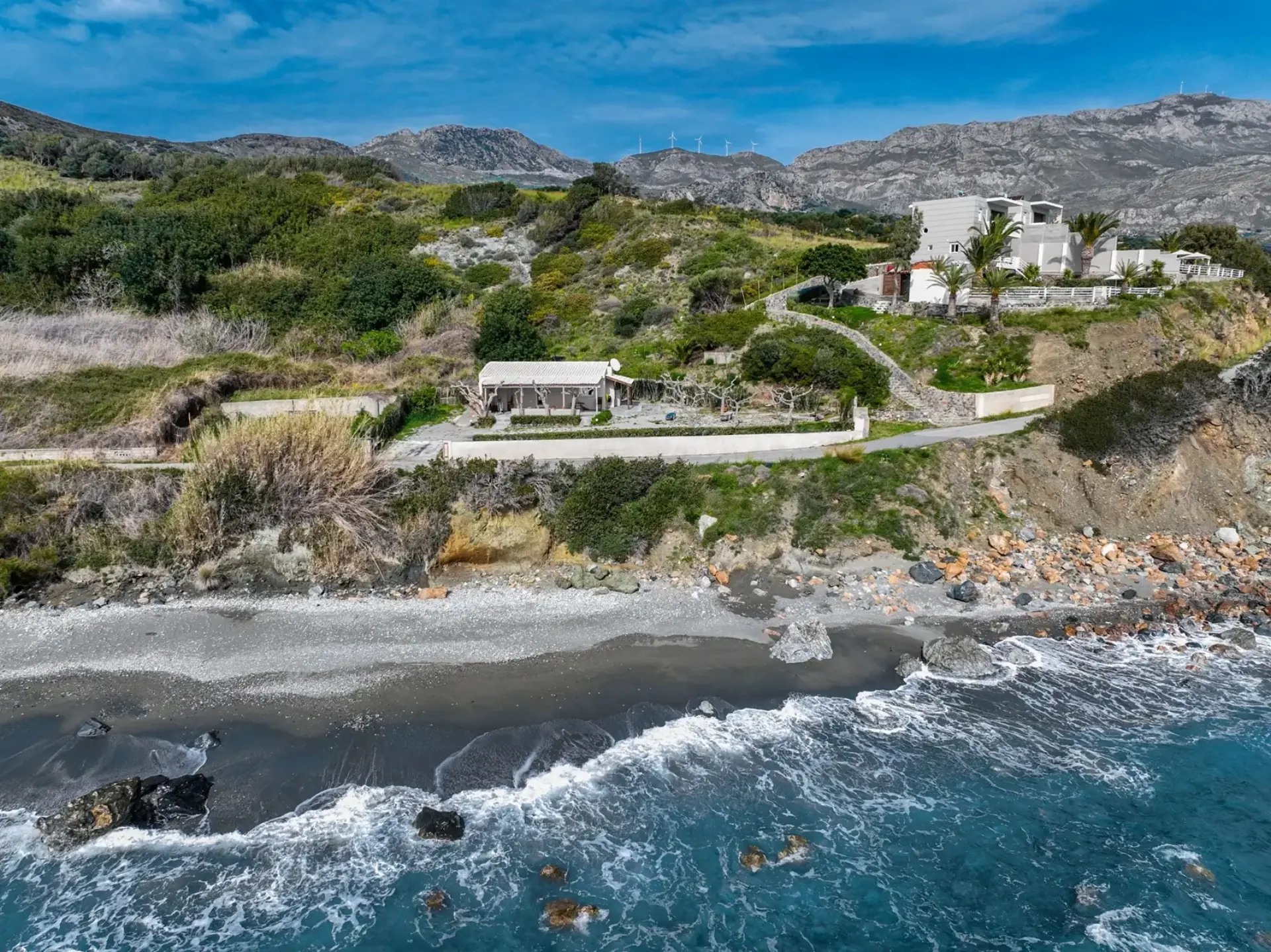 Anatolika lower on the land near the shore