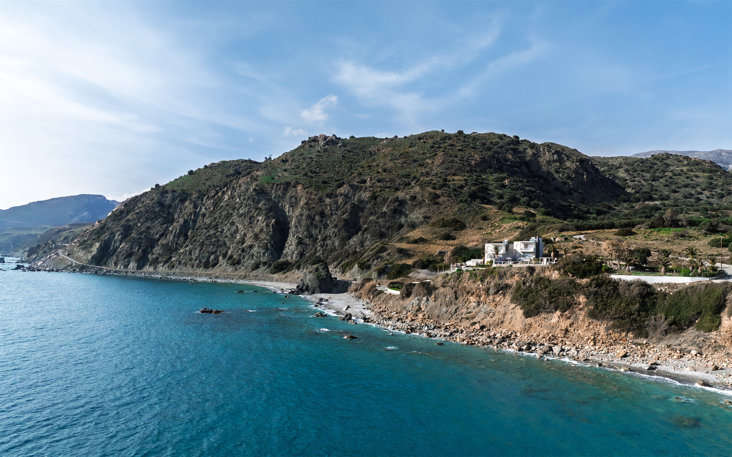 The south Crete coast near Preveli
