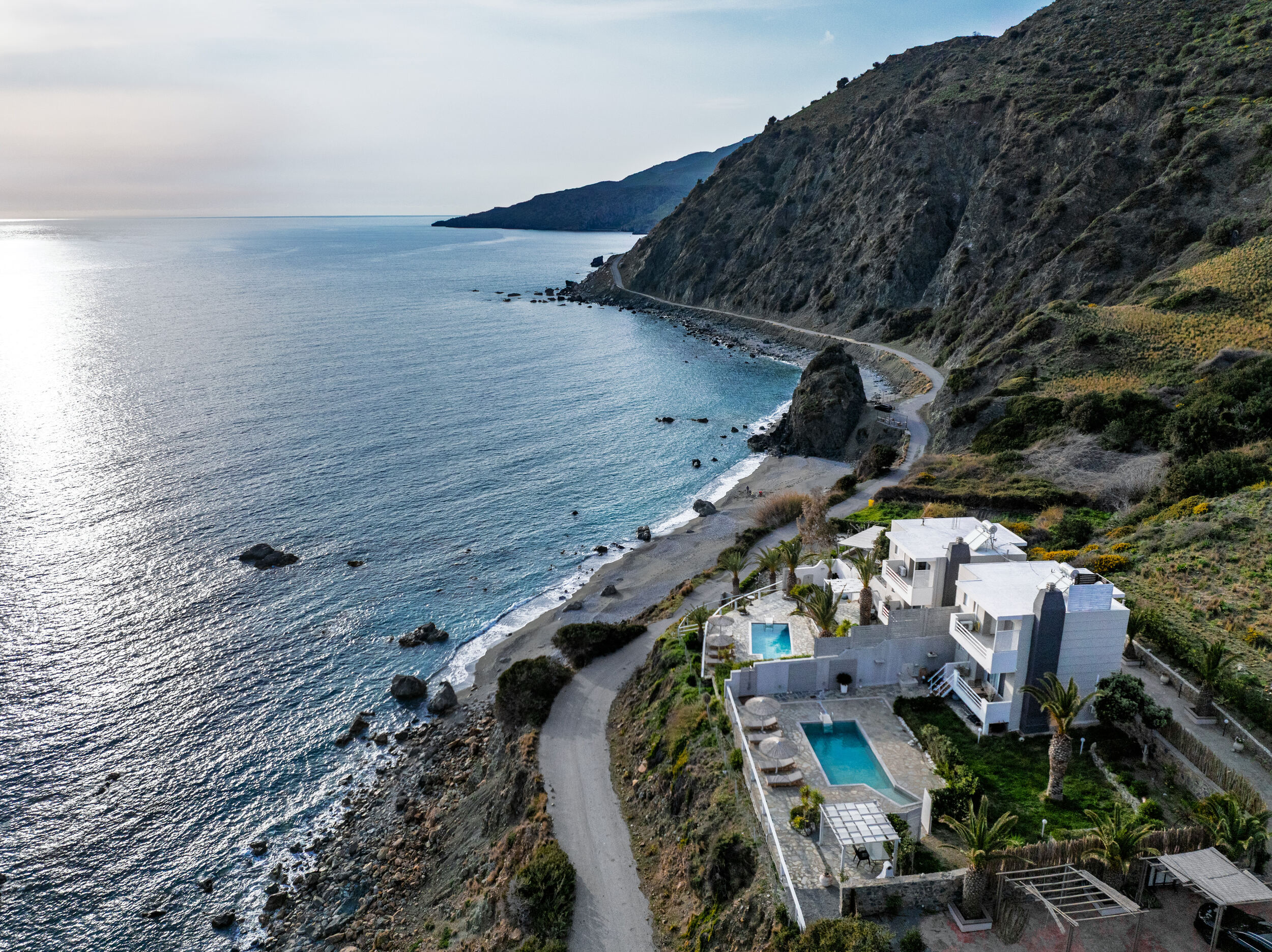 The Kerames coast and terraces above Preveli