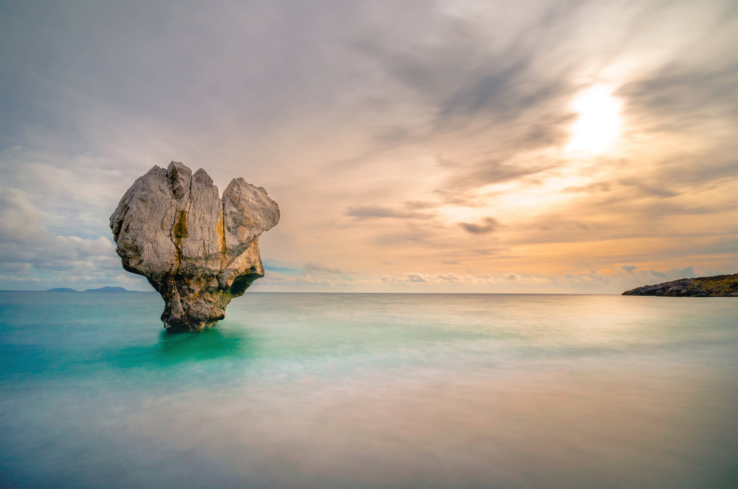 Rock formation on the Kerames coast
